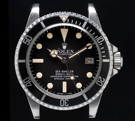 rolex sea dweller white face|all black Rolex Sea-Dweller.